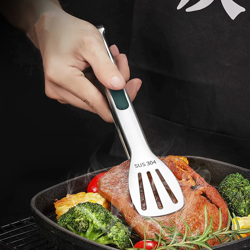 1pc Non Slip Stainless Steel Food Cooking Tools