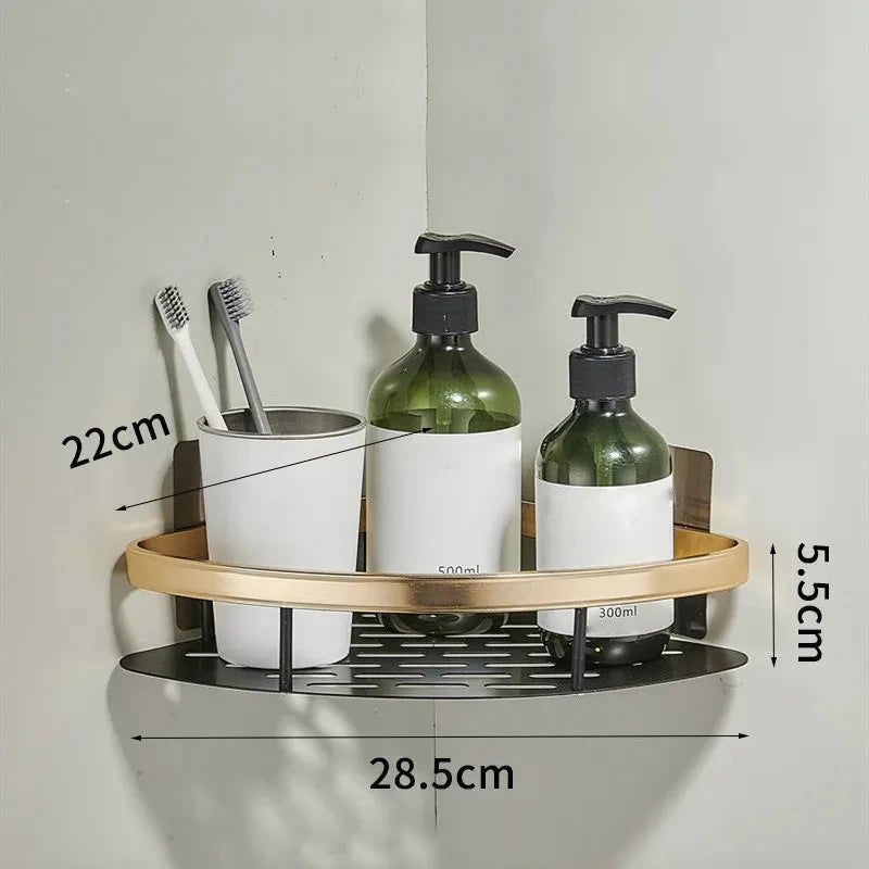 Bathroom Shelf Aluminum Alloy Shampoo Rack