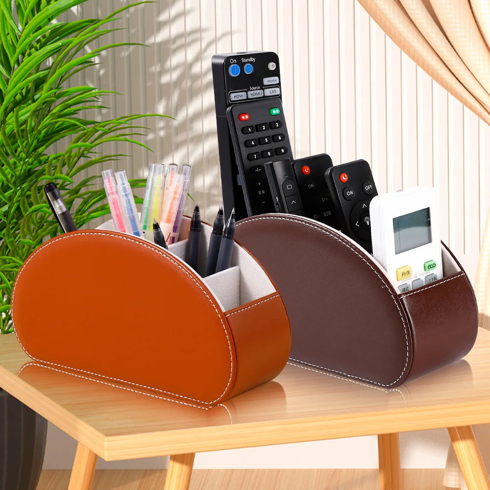 Leather Organizer Storage Holder for Student